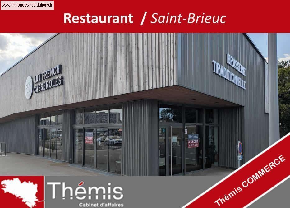 Restaurant Bar Brasserie Hôtel a vendre en liquidation à saint brieuc